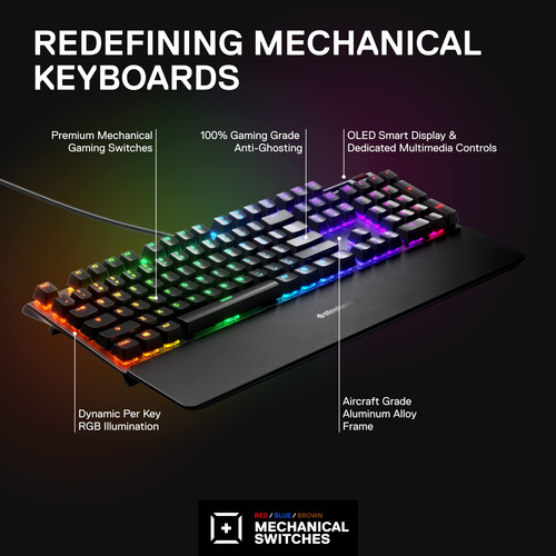 Teclado Mecánico Para Juegos Steelseries Apex 7 Tkl