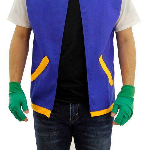 Imagen 9 de 9 de Disfraz Ash Ketchum Pokemon Adulto Deluxe