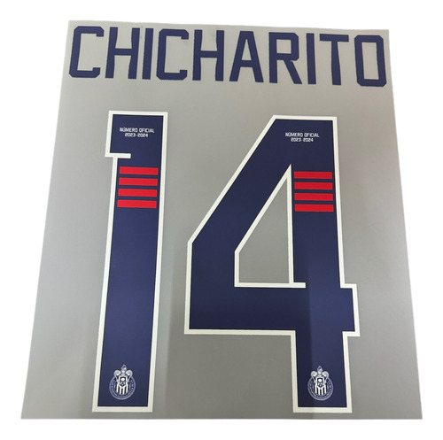 Numero Oficial Chivas Chicharito Ch14 Visitante De Hombre