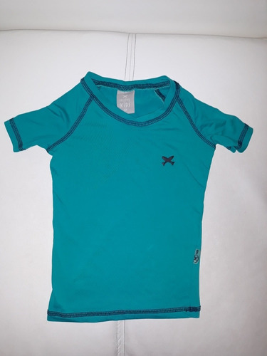 Remera Para Agua Bebe Varon Lycra  Hering 1 12 A 18 Meses