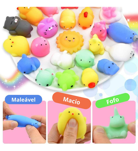 Squishy Mochi Anti Estrés Soft Squeeze Animal Kit (20)