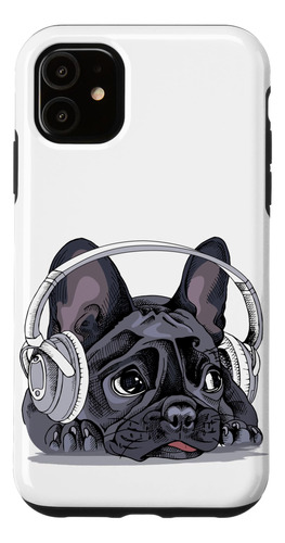 iPhone 11 Lindo Francés Bulldog Auriculare B08cypgbgj_290324