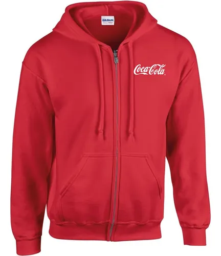 Buzo Capota Cremallera Coca cola Hoodie Red Premiun Env o gratis