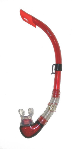 Imagen 3 de 10 de Set Snorkel + Mascara Profesional Doble Válvula Marfed Buceo
