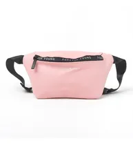 Comprar Riñonera Mujer Cuero Pu Ajustable Riñoneras Moda Color Rosa Diseño De La Tela Liso