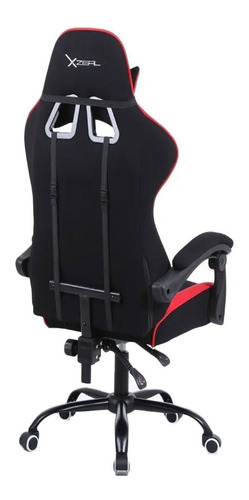 Silla de escritorio Xzeal XZ20 gamer ergonómica negra y roja