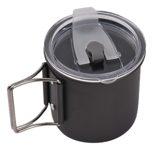 Taza De Agua Para Acampar Con Mango Plegable De Aluminio Ano