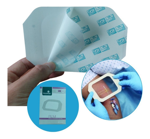 Aposito Esteril Impermeable Heridas Film Adhesivo 10x12cmx50