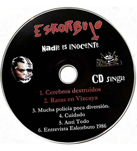 Cd Cerebros Destruidos / Ratas En Vizcaya (eskorbuto) Estándar