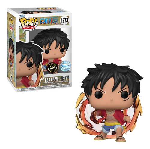 Boneco Funko Pop One Piece Chase Special Red Luffy 1273