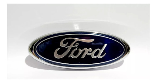 Emblema Ford  Color Azul Mide 23cm De Largo Y 9cm De Ancho