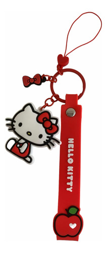 Hello Kitty Llavero Modelo Manzana Hermoso