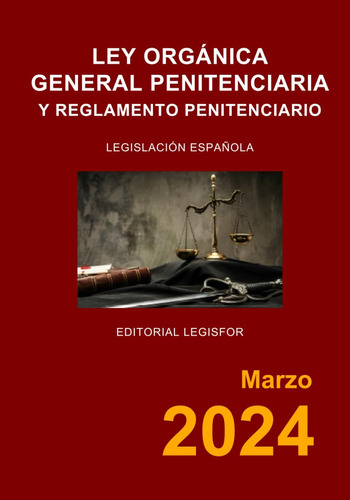 Libro: Ley Orgánica General Penitenciaria Y Reglamento Penit