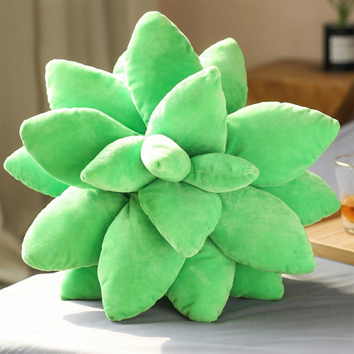 W 2x Suculentas Cactus Cojín Planta Dormitorio Decoración