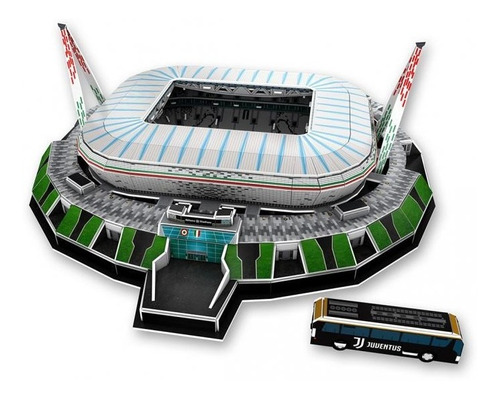Rompecabezas 3d Estadio Fútbol Armable Juventus