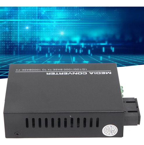 Convertidor Multimedia Ethernet 850 Nm 1000 Mbps Sc 2 Fiber