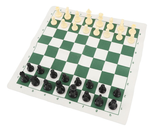 Juego De Mesa Enrollable Con Forma De Ajedrez Portátil, Verd