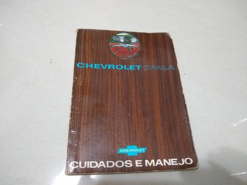 Opala 1970 - Manual Do Proprietário Original - Gm 1969