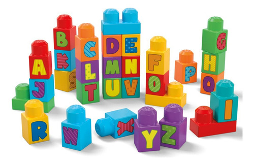 Mega Bloks Juguete De Construcción Abc 30 Bloques