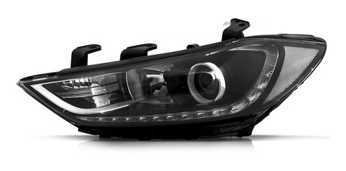 Par Farol Elantra 2017 2018 Com Motor Com Projetor Led Tyc