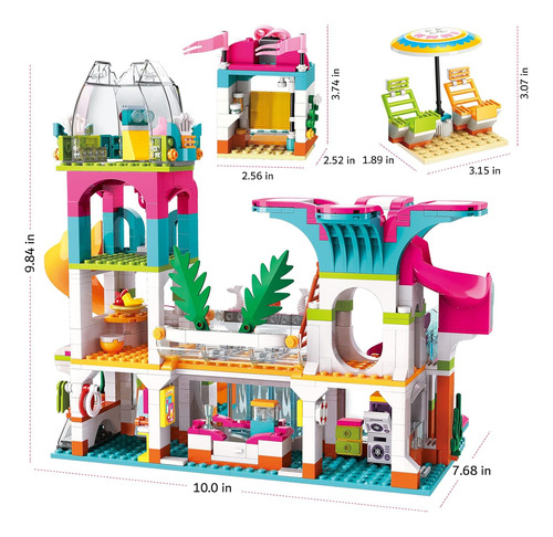 Construcción De Amigos Para Niñas Amigos De Verano Juguetes