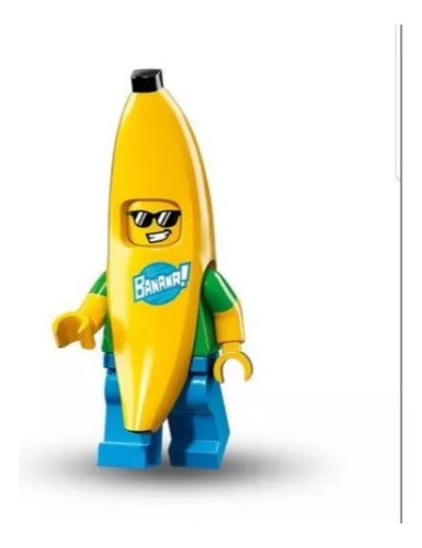 Llavero Con Luz Banana Lego