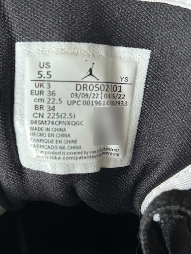 Zapatillas Nike Air Jordan 1 Low Se. Dr0502-101 (Usado)