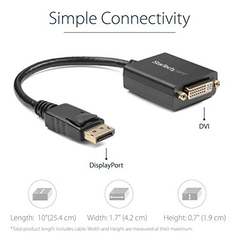 Startech.com Adaptador Displayport A Dvi Displayport