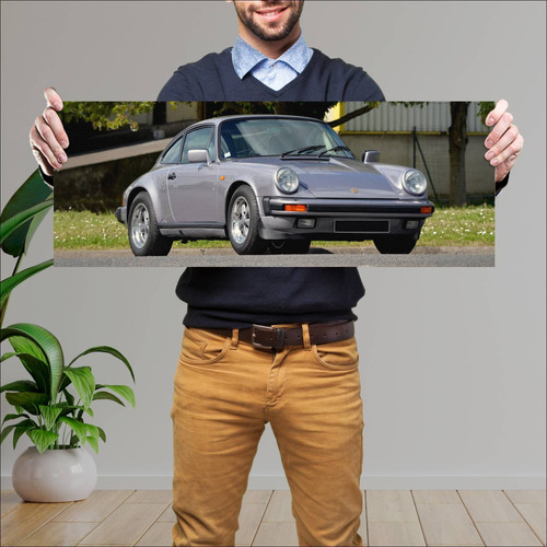 Cuadro 30x80cm Auto 1989 Porsche 911 Carrera 25 207