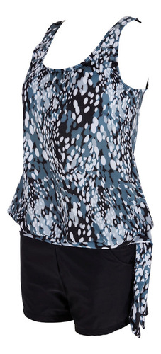 Traje De Baño Para Mujer, Tankini, Con Pantalones Cortos Par