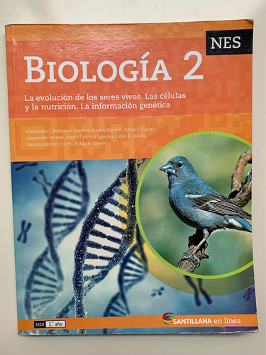 Texto Biologia 2 Nes Santillana En Linea La Evolucion