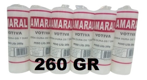 60 Vela 7 Dias Votiva 260 Branca Preço E Qualidade