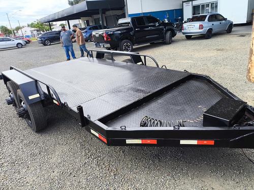 Carretinha Free Hobby P/ Transporte De Bobcat