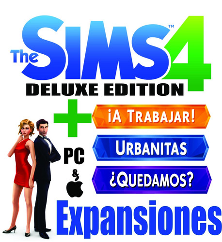 The Sims 4 Delux Edition + 3expansiones Descargable Origin