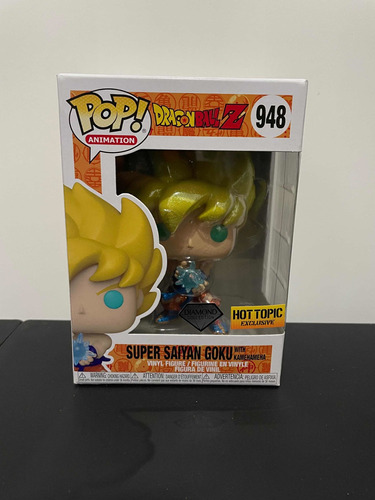 Funko Pop! Súper Saiyan Goku With Kamehameha Diamond Hot Top