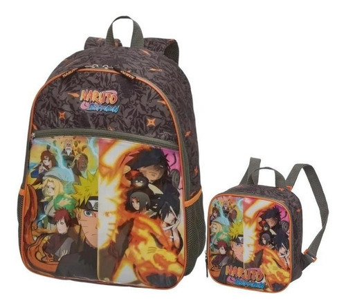 Mochila Naruto Dattebayo Costas E Lancheira