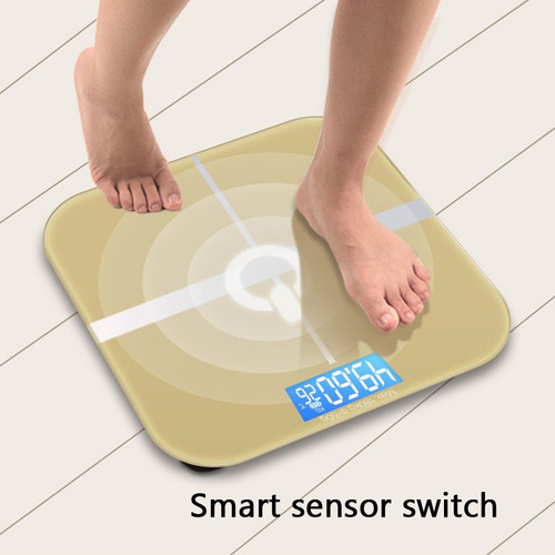 Nueva Báscula De Piso De Vidrio Smart Digital Báscula