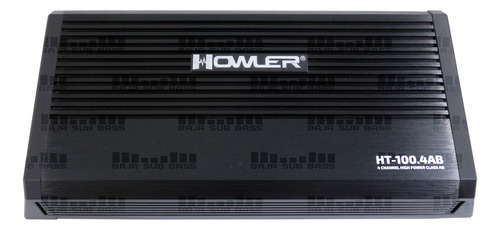 Amplificador Howler 4 Canales Ht 100.4 Fuente Poder Clase Ab