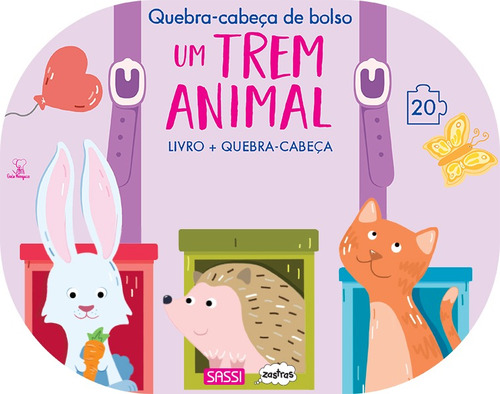Trem animal, um: quebra-cabeça de bolso, de Tomè, Ester. Editora Brasil Franchising Participações Ltda em português, 2019