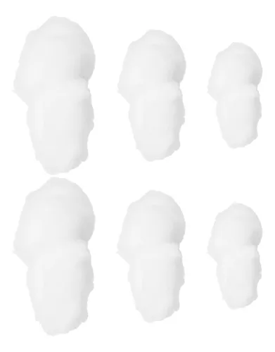 Decoración De Nubes De Algodón Con Fondo De Nube, 6 Unidades