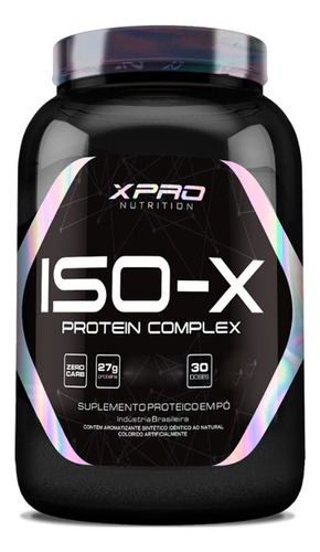 Whey Protein Iso-x 900g - Xpro Nutrition Sabor Chocolate