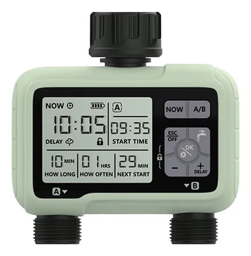 comprar Programador O Temporizador De Riego Con Dos Salidas