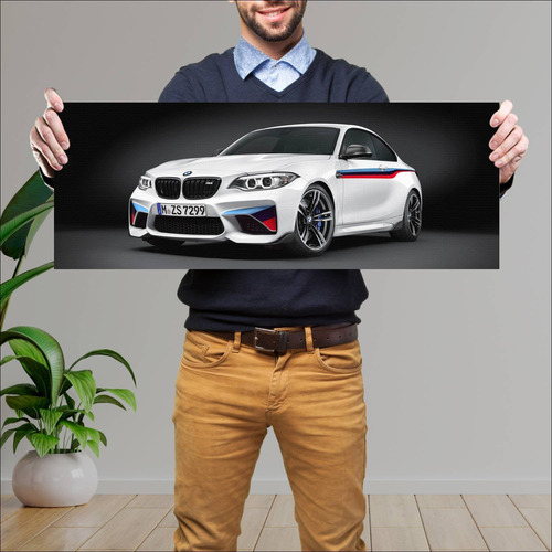 Cuadro 30x80cm Auto 2015 Bmw M2 Coupe With M Per 312