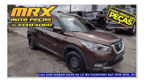 Sucata Nissan Kicks Sv 1.6 16v Flexstart Aut 2019 Pecas