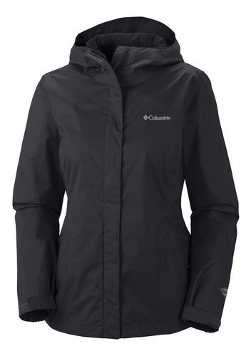 Cortaviento Mujer Arcadia Ii Negro Columbia