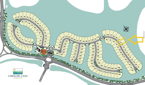 Imagen 1 de 5 de Terreno Lote En Venta Ubicado En Cabos Del Lago, Nordelta, Tigre