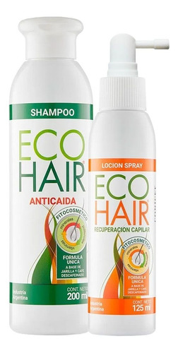 Eco Hair Shampoo Anticaída + Loción Crecimiento Cabello