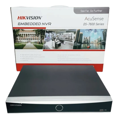 Nvr 8 Canales Ip No Poe 4k Acusense 80mp Ds-7608nxi-k2