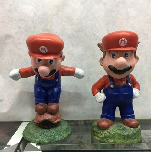 Mario Figura Resina Plastica Artesanal Replay