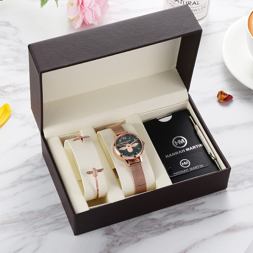 Relojes De Pulsera De Malla, Relojes Elegantes De Lujo En Or